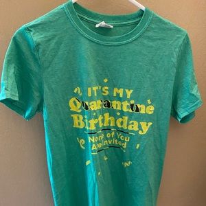 Quarantine birthday T-shirt